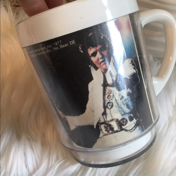 Elvis Thermo Cup Vintage 🍃The King Lives On - Picture 2 of 7